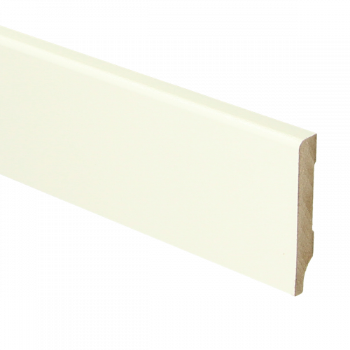 MDF Moderne plint wit voorgelakt RAL 9010